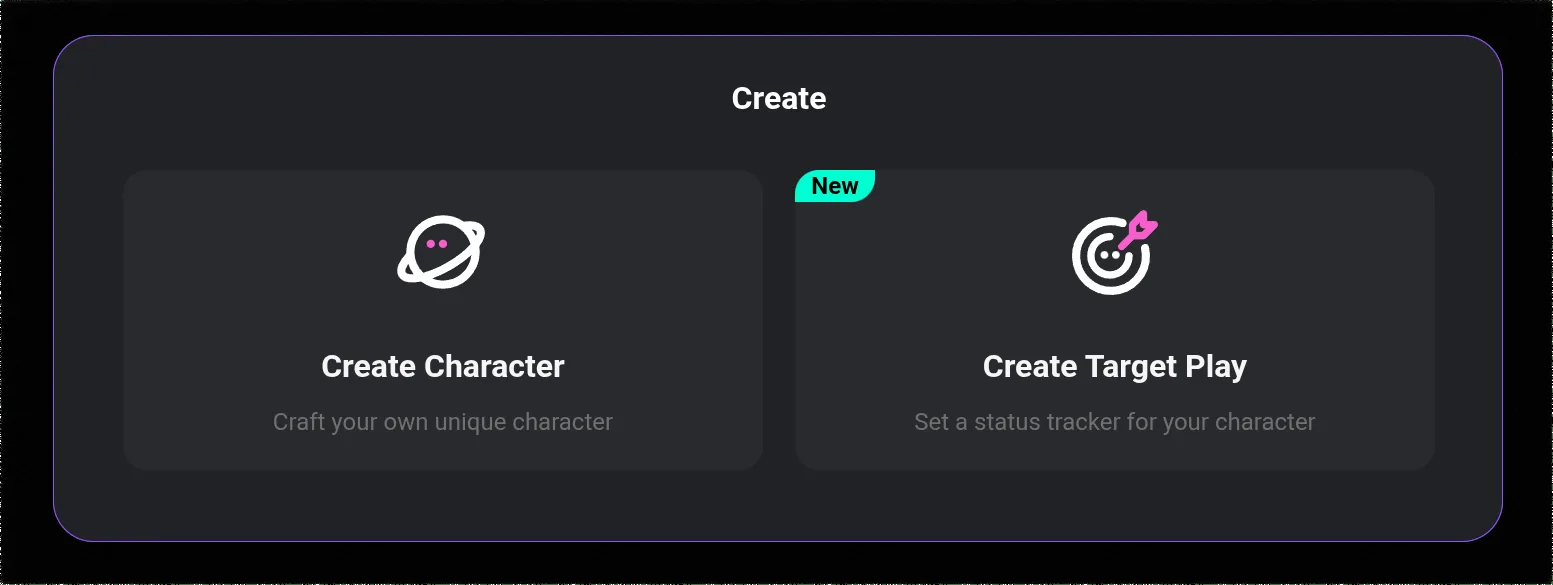 Opening the Character Creator